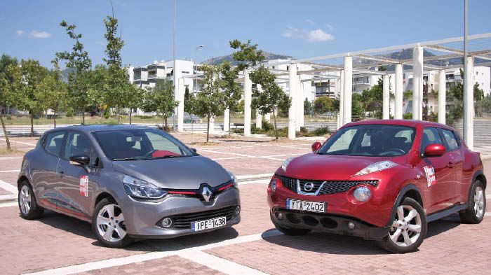 To compact crossover Nissan Juke και το μικρό hatchback Renault Clio μοιράζονται τον ίδιο diesel των 1,5 λίτρων, σε ένα διαφορετικό συγκριτικό.